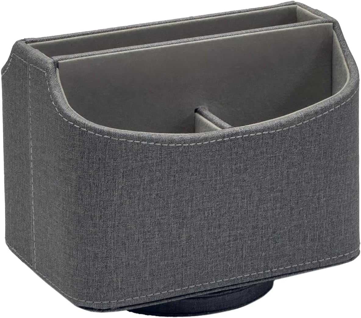 Rotating Desk Organizer, 360 Desk Spinning Caddy, Desktop TV Guide/Mail/Media/Remote Controller Holder Organizer, Barry Grey